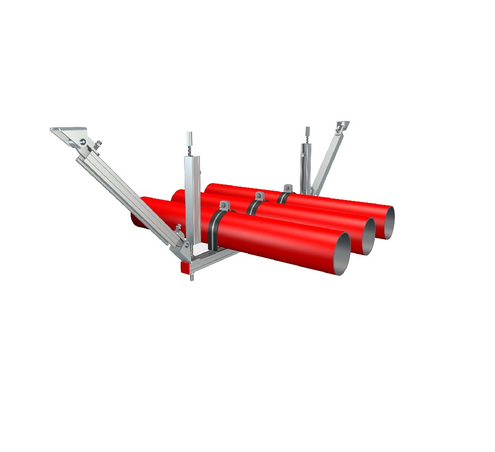 多管侧向抗震支吊架